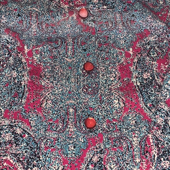 Richness Fashion Retro Multicolor Button Up Shirt - Picture 3 of 4